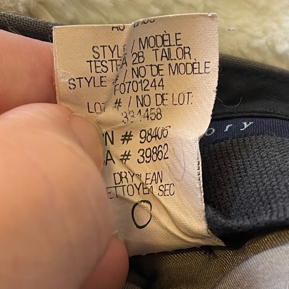 Theory testra 2B Talor pants size 0. Grey/green/taupe color - Picture 4 of 6